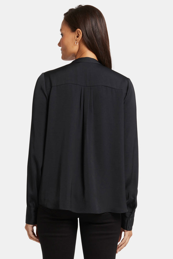 nydj Tie-Neck Blouse
