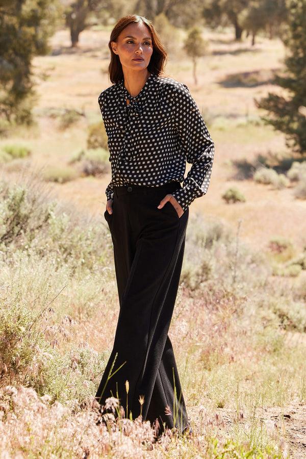 nydj Tie-Neck Blouse