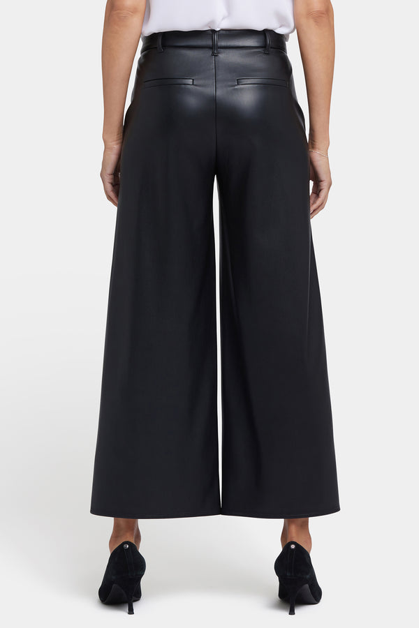 Nydj Vegan Stretch Leather Morgan Trouser Pants