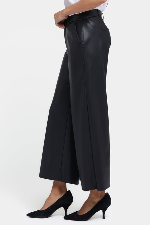 Nydj Vegan Stretch Leather Morgan Trouser Pants
