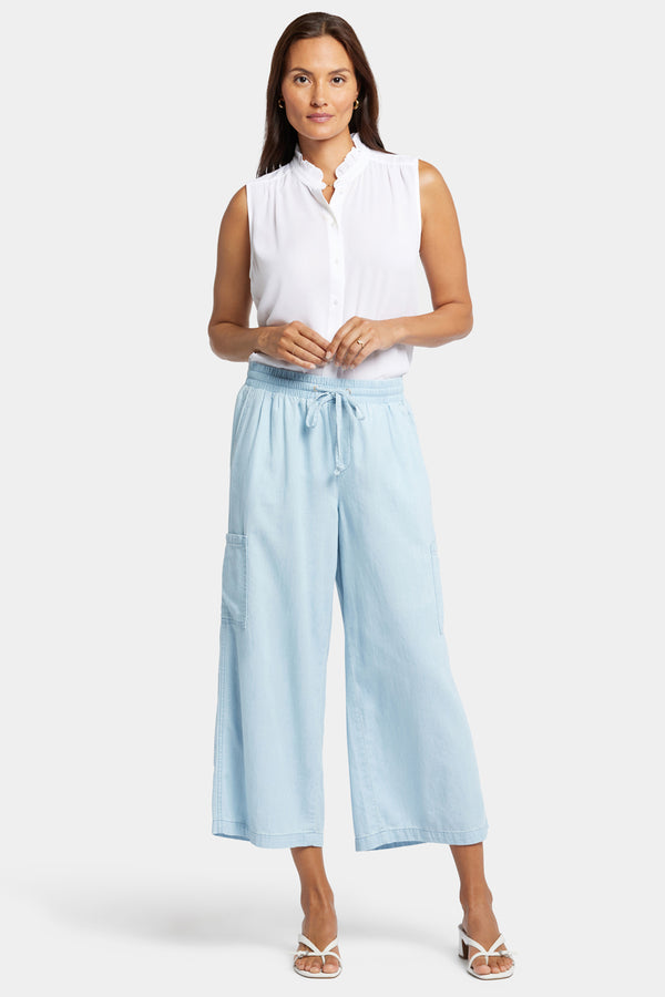 Nydj Whitney Crop Pull-On Cargo Pants