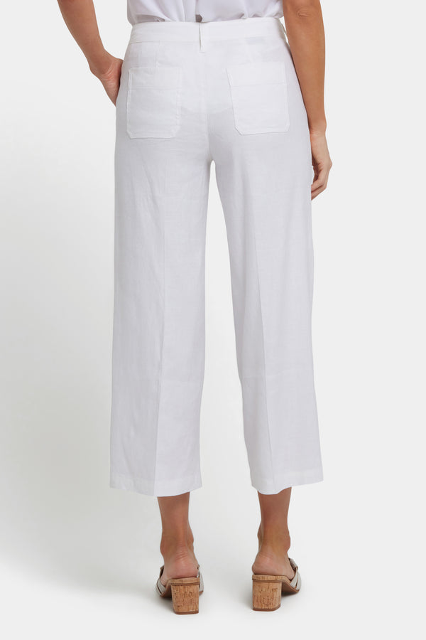 nydj Wide Leg Cargo Capri Pants