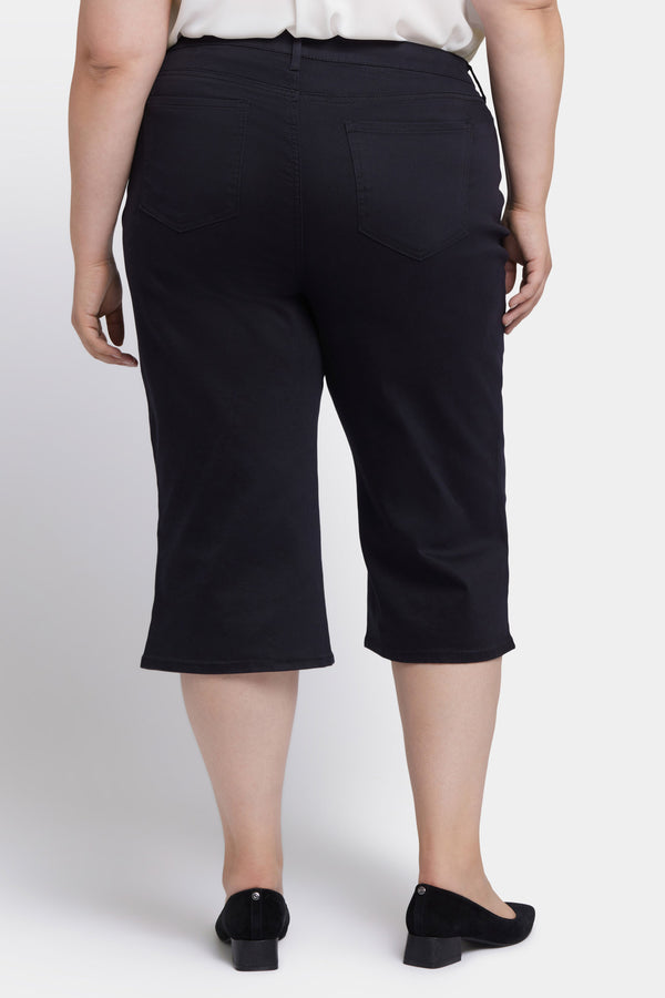 nydj Wide Leg Pedal Pusher Jeans In Plus Size