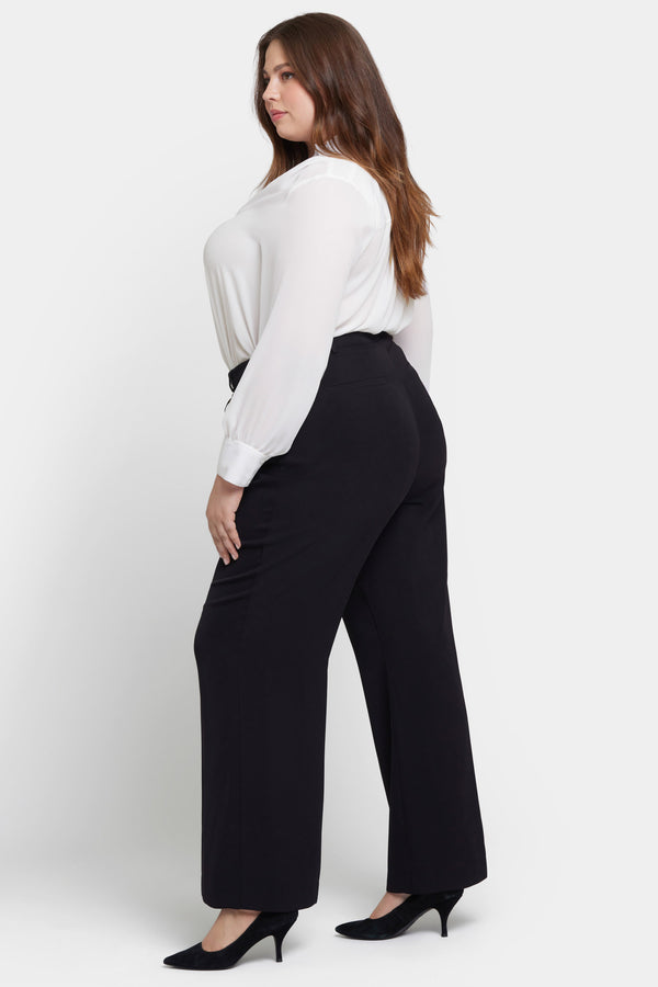 Nydj Wide Leg Trouser Pants In Plus Size