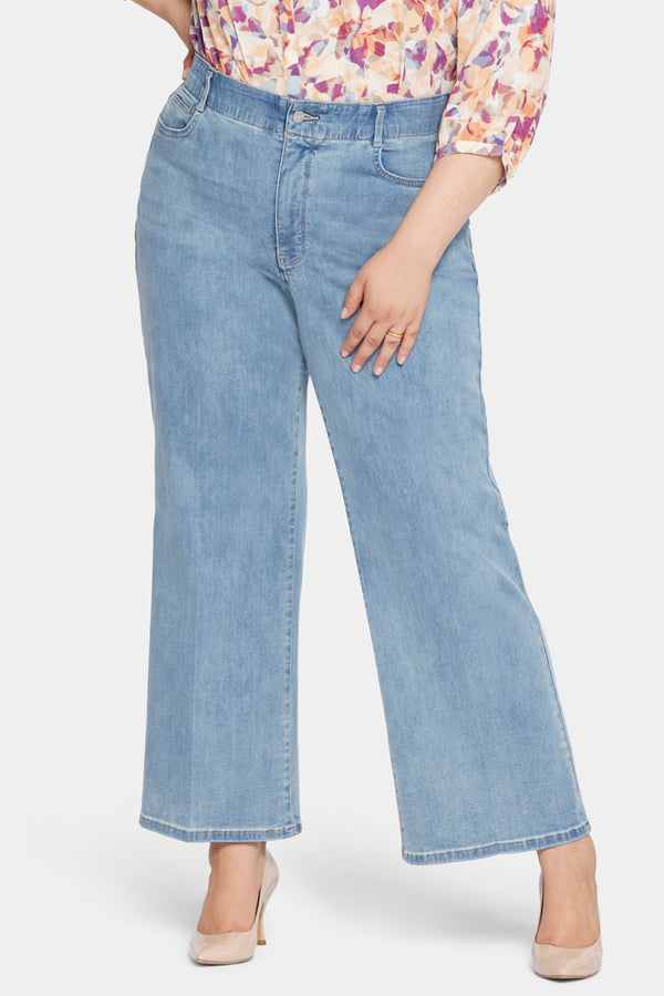 Nydj Waist-Match™ Major Wide Leg Jeans In Plus Size