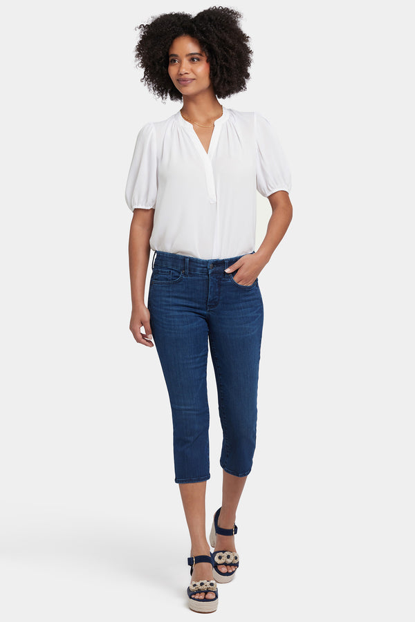 Nydj Waist-Match™ Marilyn Straight Crop Jeans In Petite