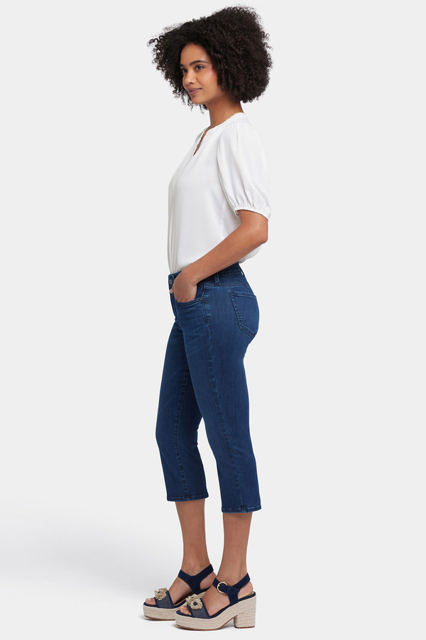 Nydj Waist-Match™ Marilyn Straight Crop Jeans In Petite