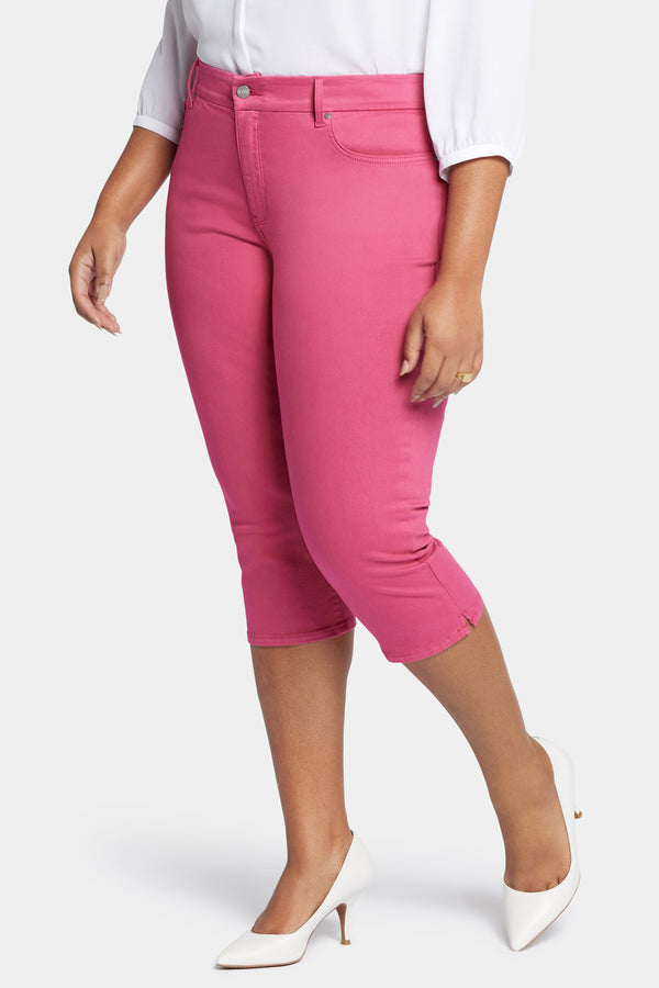 Nydj Waist-Match™ Slim Straight Crop Jeans In Plus Size