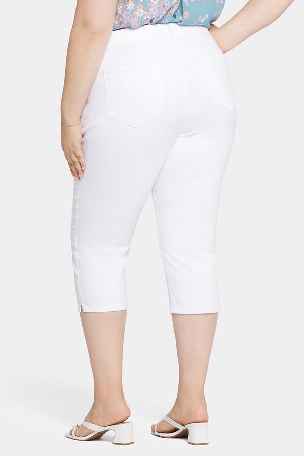 nydj Waist-Match™ Slim Straight Crop Jeans In Plus Size