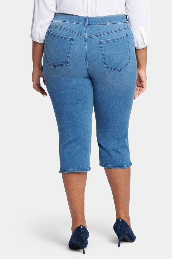 nydj Waist-Match™ Slim Straight Crop Jeans In Plus Size