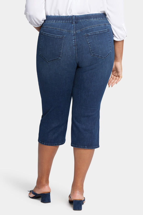 nydj Waist-Match™ Slim Straight Crop Jeans In Plus Size