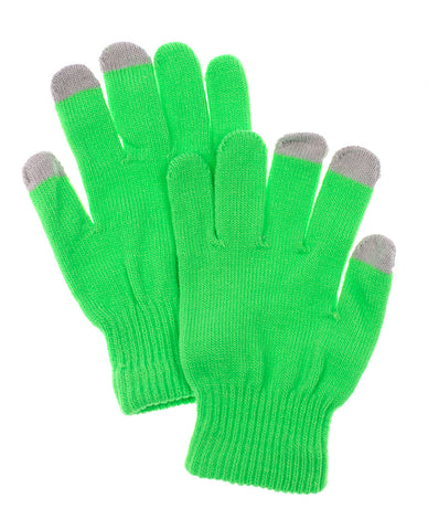 Nyfashion101 Bright Neon Colored Everyday Use Stretchable Touch Screen Magic Gloves