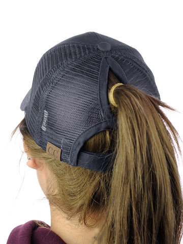 Nyfashion101 C.C Ponycap Color Changing Embroidered Quote Adjustable Trucker Baseball Cap Good Vibes