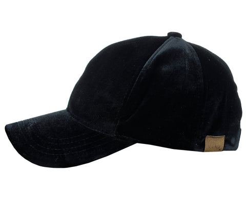Nyfashion101 C.C Unisex Soft Velvet Crushable Blank Adjustable Baseball Cap Hat