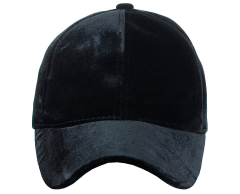 Nyfashion101 C.C Unisex Soft Velvet Crushable Blank Adjustable Baseball Cap Hat