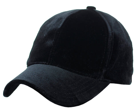 nyfashion101 C.C Unisex Soft Velvet Crushable Blank Adjustable Baseball Cap Hat