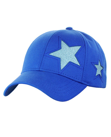 nyfashion101 C.C Women's Glitter Star Cut Design Cotton Adjustable Precurved Baseball Cap Hat nyfashion101 C.C Women's Glitter Star Cut Design Cotton Adjustable Precurved Baseball Cap Hat
