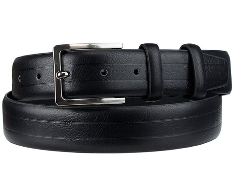 Nyfashion101 Eurosport Men's Bonded Leather Classic Style Cut-To-Fit Belt With Square Buckle