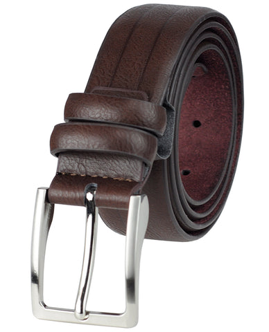 Nyfashion101 Eurosport Men's Bonded Leather Classic Style Cut-To-Fit Belt With Square Buckle
