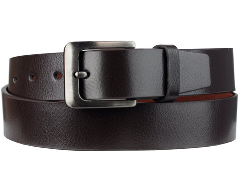 Nyfashion101 Eurosport Men's Bonded Leather Cut-To-Fit Classic Belt With Metal Square Buckle FDL018