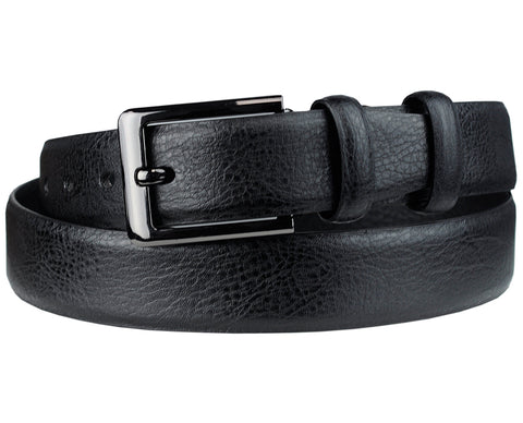 Nyfashion101 Eurosport Men's Design Faux Leather Classic Look Cut-To-Fit Belt With Dark Metal Square Buckle TS009
