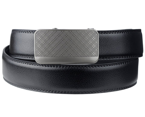 Nyfashion101 Eurosport Men's Leather Cut-To-Fit Ratchet Dress Belt With Automatic Buckle