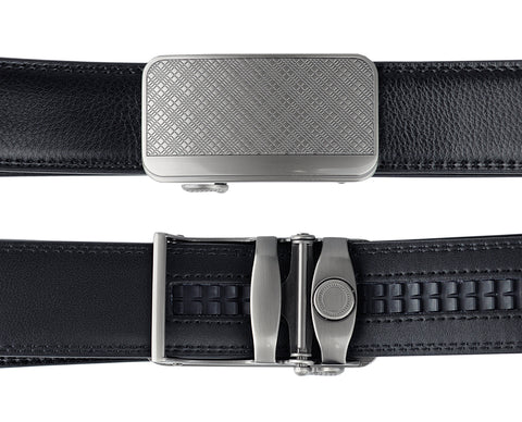 Nyfashion101 Eurosport Men's Leather Cut-To-Fit Ratchet Dress Belt With Automatic Buckle