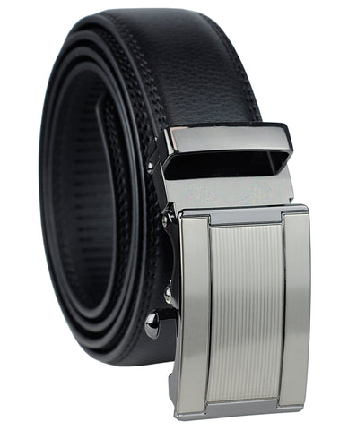 nyfashion101 Eurosport Men's Leather Slim Cut-To-Fit Ratchet Dress Belt with Automatic Buckle DH66 nyfashion101 Eurosport Men's Leather Slim Cut-To-Fit Ratchet Dress Belt with Automatic Buckle DH66