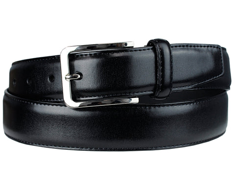 Nyfashion101 Eurosport Men's Polished Bonded Leather Cut-To-Fit Belt With Metal Square Buckle GL087