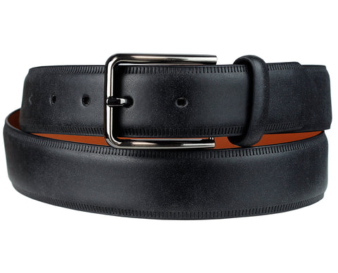 Nyfashion101 Eurosport Men's Smooth Faux Leather Classic Style Cut-To-Fit Belt With Square Buckle