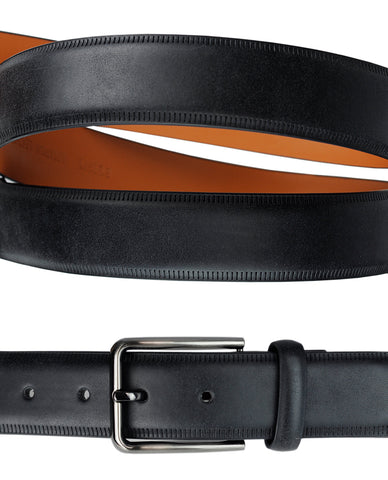 Nyfashion101 Eurosport Men's Smooth Faux Leather Classic Style Cut-To-Fit Belt With Square Buckle