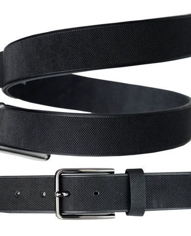 Nyfashion101 Eurosport Men's Textured Bonded Leather Casual Cut-To-Fit Belt With Square Buckle