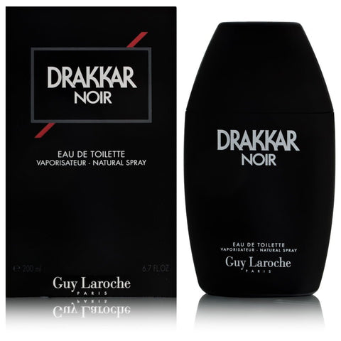 Nyfashion101 Guy Laroche Drakkar Noir Iconic Designer Fragrance Intense & Powerful Eau De Toilette Fougere Blend & Aromatic Spices Long Lasting Mens Cologne Day And Evening Scent