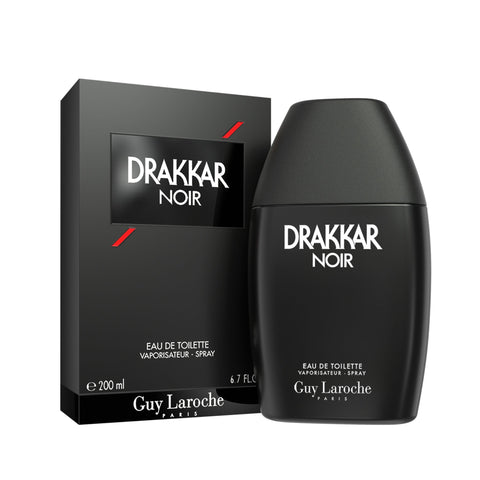 nyfashion101 Guy Laroche Drakkar Noir Iconic Designer Fragrance Intense & Powerful Eau de Toilette Fougere Blend & Aromatic Spices Long Lasting Mens Cologne Day and Evening Scent