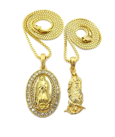 Nyfashion101 Mother Mary Pendant Set With Chain Necklaces