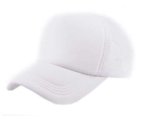 Nyfashion101 NYFASHION101 Blank Mesh Adjustable Snapback Cotton 6-Panel Trucker Hat Cap