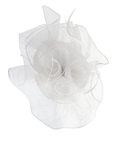 Nyfashion101 NYFASHION101 Cocktail Formal Party Face Veil Floral Mesh Fascinator Headband