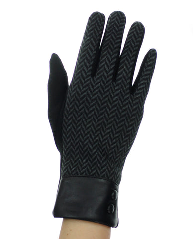 Nyfashion101 NYfashion101 Exclusive Chevron Pattern Touchscreen Compatible Winter Gloves