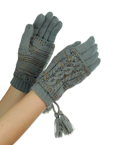 nyfashion101 NYfashion101 Exclusive Colorful Confetti Removable Hand Warmer Winter Gloves