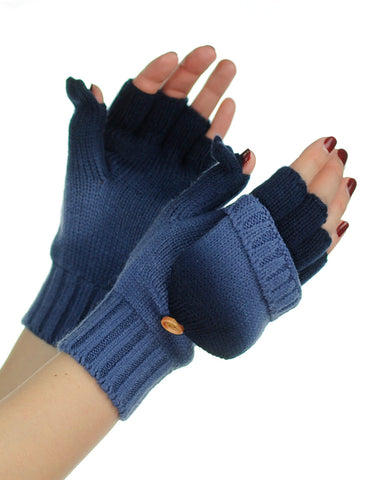 nyfashion101 NYfashion101 Exclusive Unisex Two Tone Convertible Flip Glove Mittens