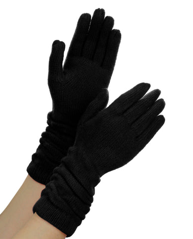 nyfashion101 NYfashion101 Exclusive Women's Chic Crinkle Wrist Winter Warm Gloves
