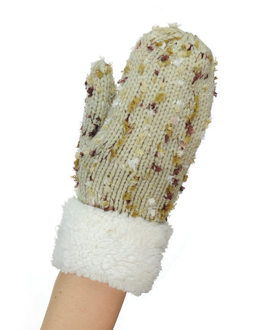 Nyfashion101 NYfashion101 Exclusive Women's Confetti Knit Winter Warm Cuff Mittens
