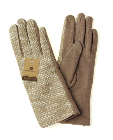 Nyfashion101 NYfashion101 Exclusive Women's Metallic Thread Winter Driving Gloves