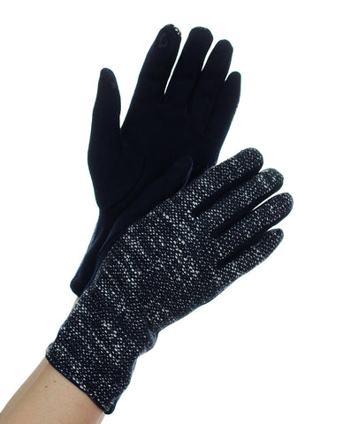 nyfashion101 NYfashion101 Exclusive Women's Metallic Thread Winter Driving Gloves