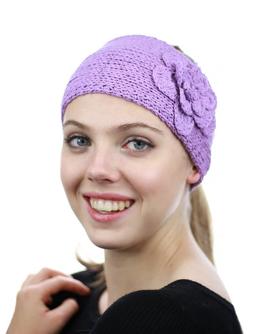 Nyfashion101 NYFASHION101 Hand Knitted Button Closure Winter Headband Headwrap