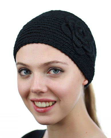 nyfashion101 NYFASHION101 Hand Knitted Button Closure Winter Headband Headwrap