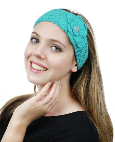 nyfashion101 NYFASHION101 Hand Knitted Button Closure Winter Headband Headwrap