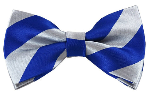Nyfashion101 NYFASHION101 Men's College Stripe Adjustable Pre-Tied Bow Tie