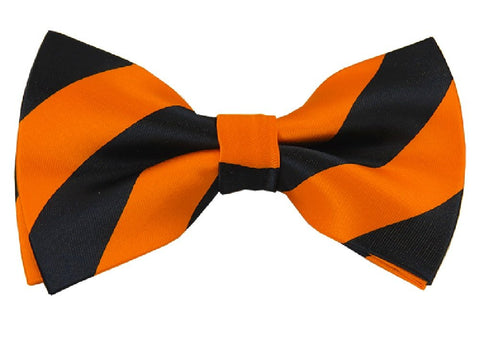 nyfashion101 NYFASHION101 Men's College Stripe Adjustable Pre-Tied Bow Tie