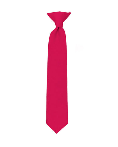 nyfashion101 NYfashion101 Boy's Solid Clip on Tie